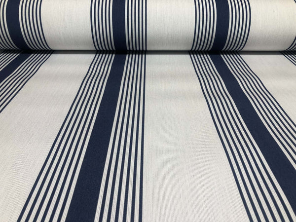Outdoor Striped GRAY Waterproof Canvas fabric 60 Wide Sold By the Yard Outdoor Striped GRAY Waterproof Canvas fabric 60 Wide Sold By the Yard