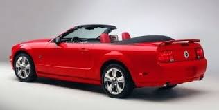 BV Series Top, Ford 2005-14 Mustang, Heated Glass, SunFast Twill cloth, Black or Tan - rgvtex.com