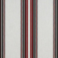 Sunbrella® 4798 - 46" Borgoña/Negro/Blanco