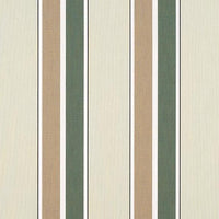 Sunbrella® 4959 - 46" Bloque rayado beige helecho/jaspeado