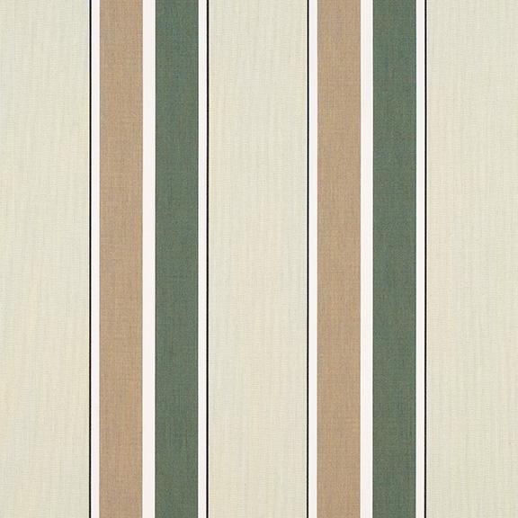 Sunbrella® 4959 - 46" Bloque rayado beige helecho/jaspeado