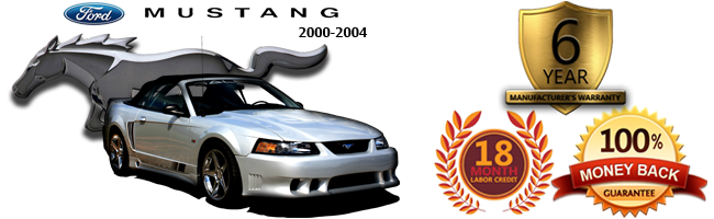 BV Series Top, Ford 1994-04 Mustang, Heated Glass, Sailcloth vinyl - rgvtex.com